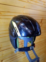 PRILBA ALPINA CARAT BLACK-YELLOW 48-52CM